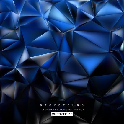 Abstract Orange Polygon Triangle Pattern Background