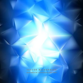 Abstract Cobalt Blue Polygon Pattern Background