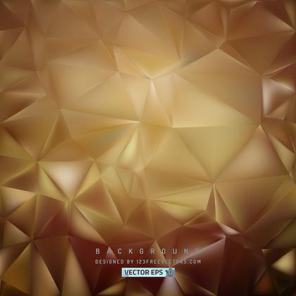Brown Polygon Triangle Background