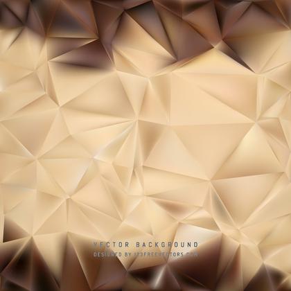 Abstract Brown Polygon Triangle Background