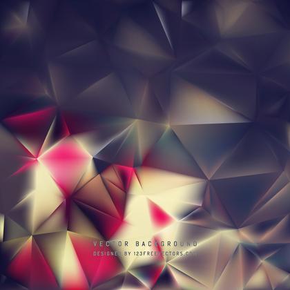 Abstract Dark Color Polygon Triangle Background