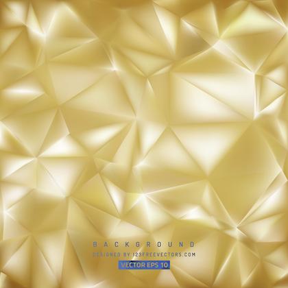 Gold Polygon Triangle Pattern Background