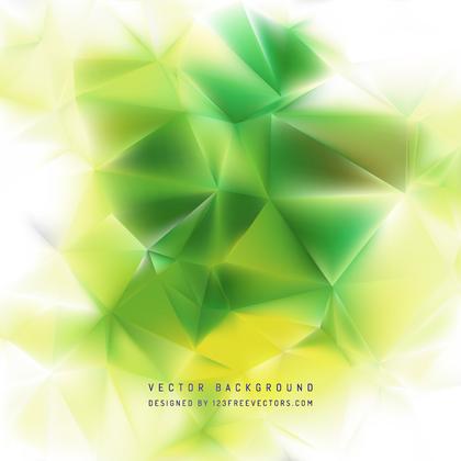 Yellow Green Polygon Background