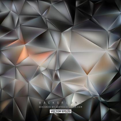 Abstract Black Polygon Pattern Background