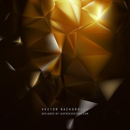 Abstract Dark Orange Polygon Triangle Pattern Background