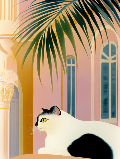 A Serene Feline Gaze