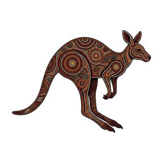 dot-art-kangaroo