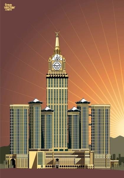 Abraj Al Bait Free Vector