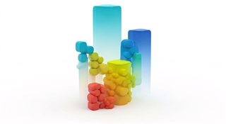 abstract data bars