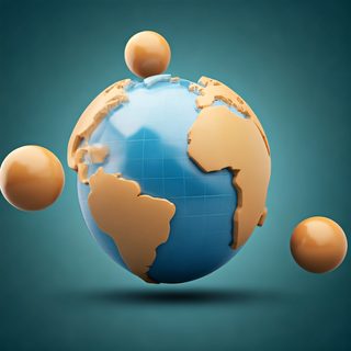 3d globe concept