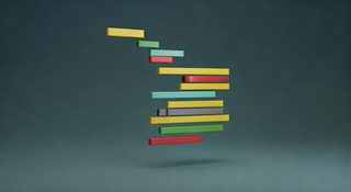 floating 3d bars