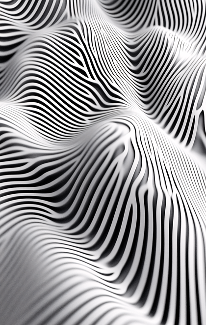 Abstract 3D Wavy Lines