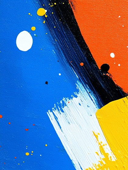Abstract Acrylic Brushstroke