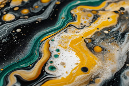 Abstract Acrylic Pour