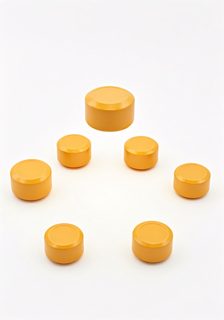 golden circular podiums