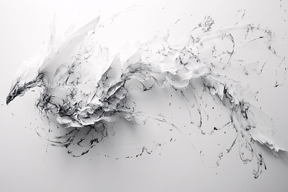 Abstract Bird In Flight