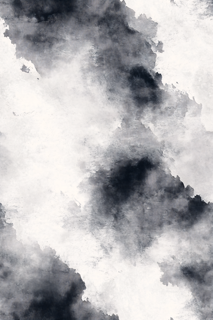 Abstract Black And White Watercolor