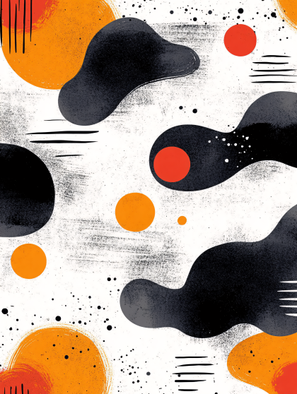 Abstract Blob Shapes Design