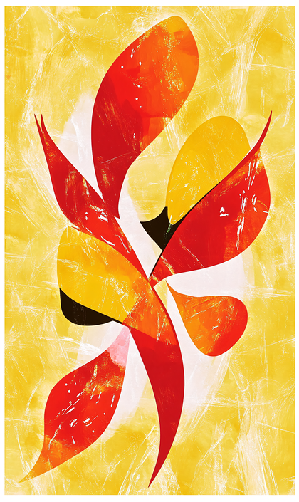 Abstract Blossom Burst