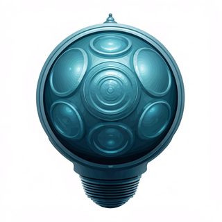 blue metallic globe