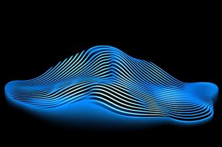 Abstract Blue Waves
