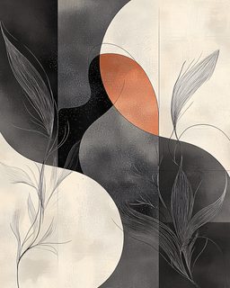 Abstract Botanical Design
