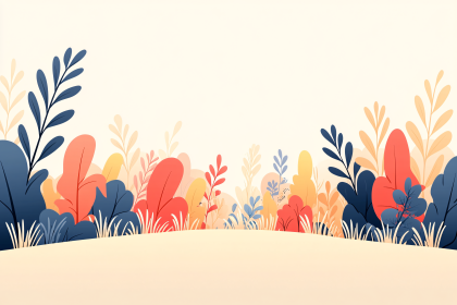 Abstract Botanical Illustration