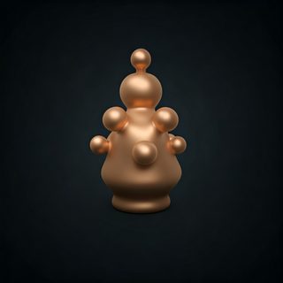 abstract bronze sculpture