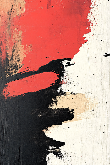 Abstract Brush Strokes Painting