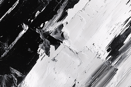 Abstract Brushstroke Contrast