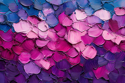Abstract Brushstroke Painting