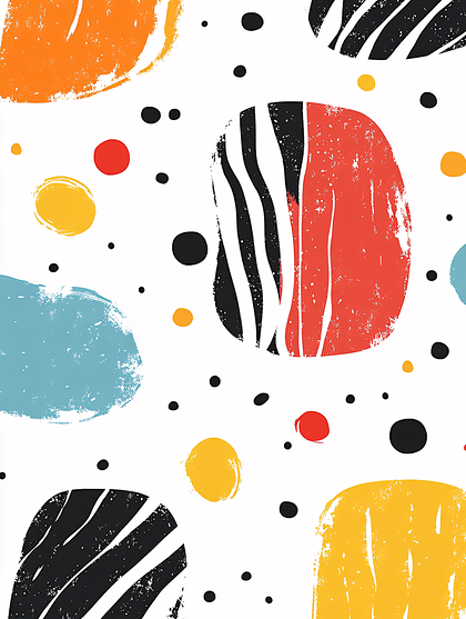Abstract Brushstroke Pattern