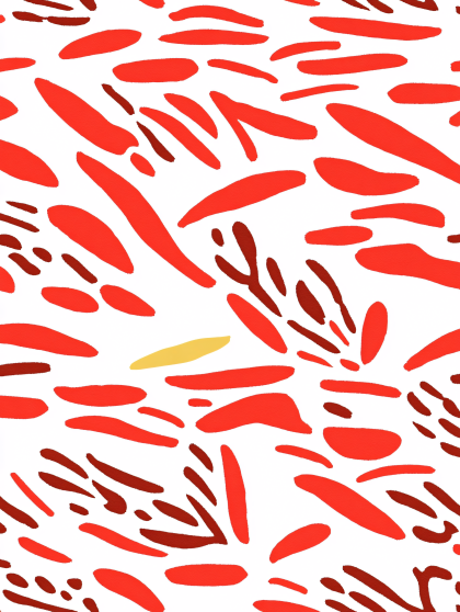 Abstract Brushstrokes Pattern
