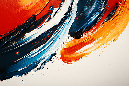 Abstract Brushstrokes