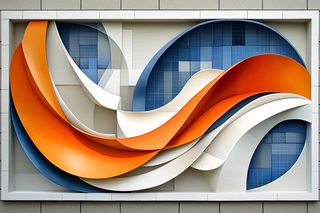 Abstract Building Facade
