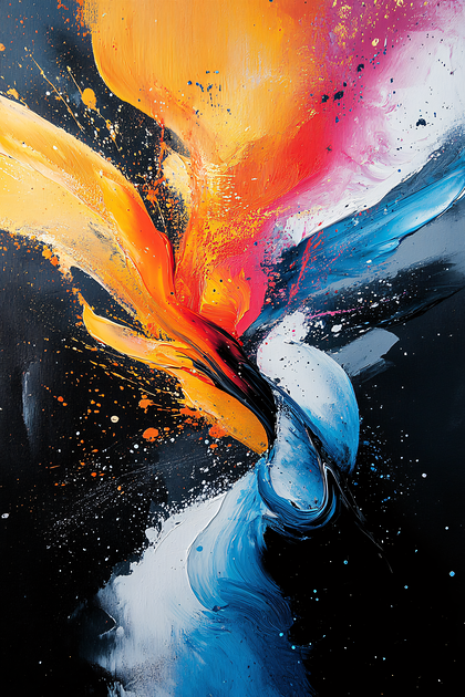 Abstract Burst Of Color