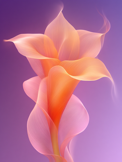 Abstract Calla Lily