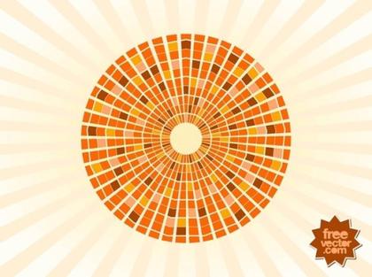 Abstract Circle Free Vector