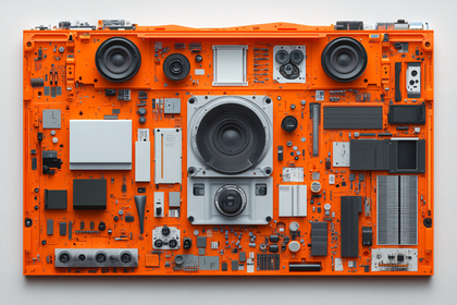 Abstract Circuit Board Composition