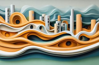 Abstract Cityscape