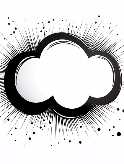 Abstract Cloud Burst