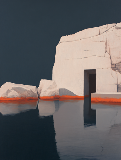 Abstract Coastal Entrance