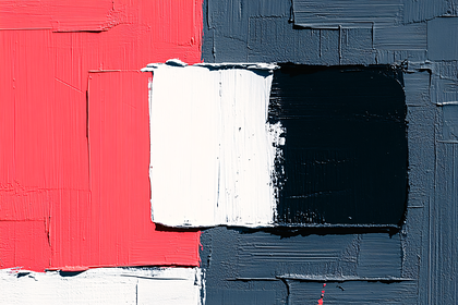 Abstract Color Block Composition