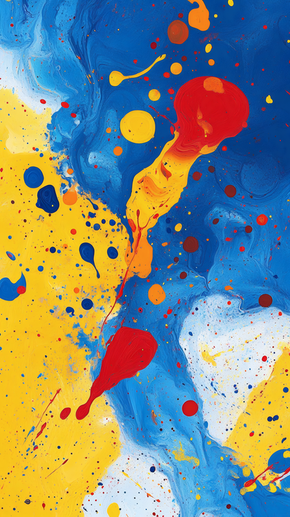 Abstract Color Explosion