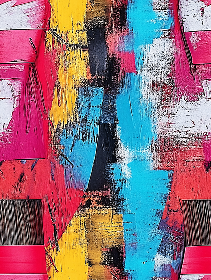 Abstract Colorful Brushstrokes