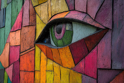 Abstract Colorful Eye