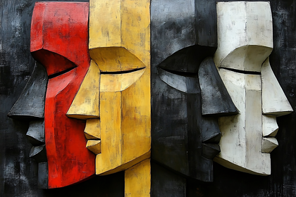 Abstract Colorful Face Masks