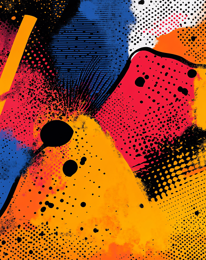 Abstract Colorful Splash