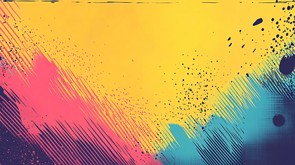 Abstract Colorful Splash
