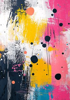 Abstract Colorful Splashes